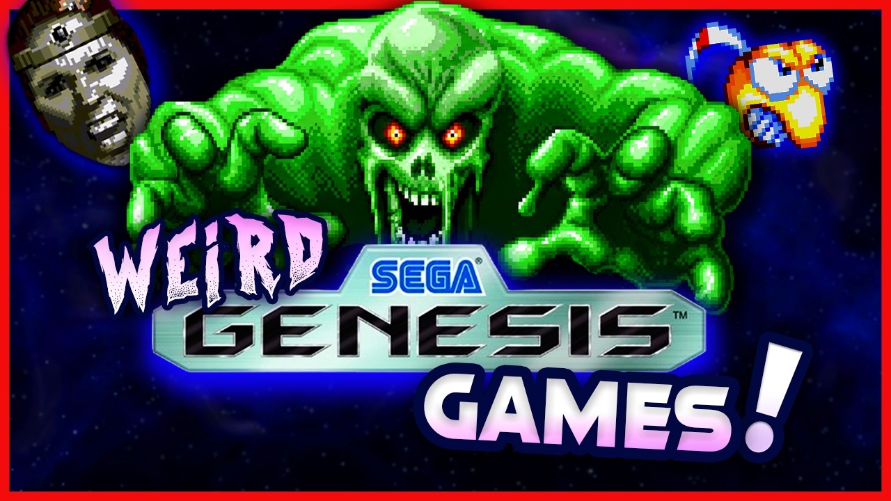 СТРАННЫЕ игры на Sega Genesis, которые каким-то чудом существуют | Johnny Grafx #segagenesis