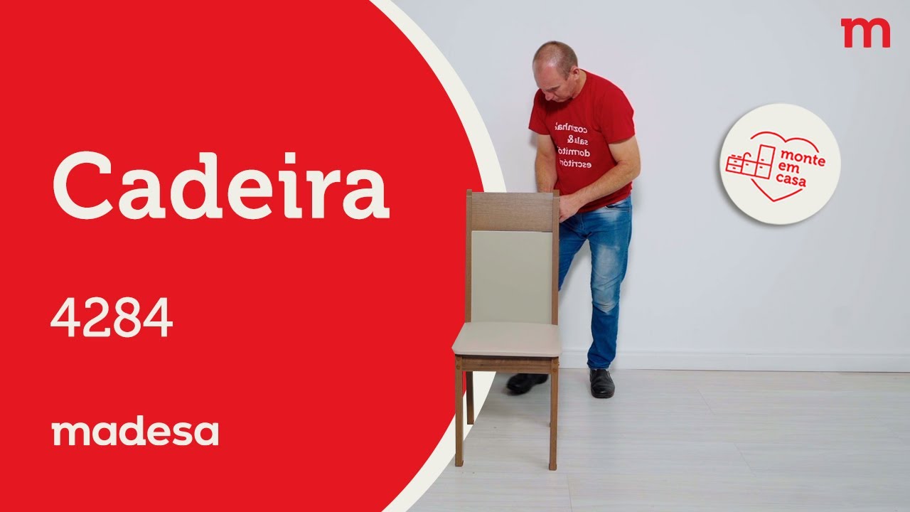 Montagem Cadeira 4284 | Madesa Móveis