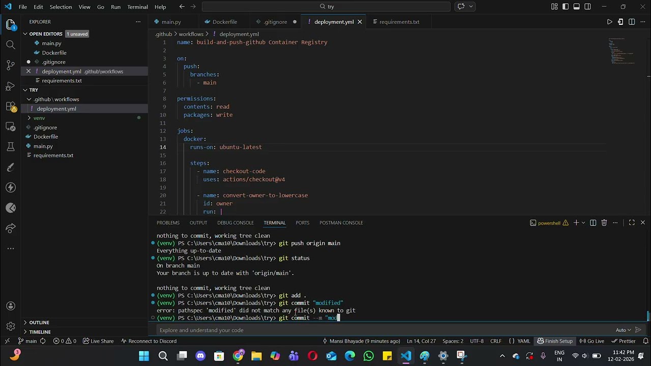 How to publish docker Image with help of Github in Hindi || No need to install docker