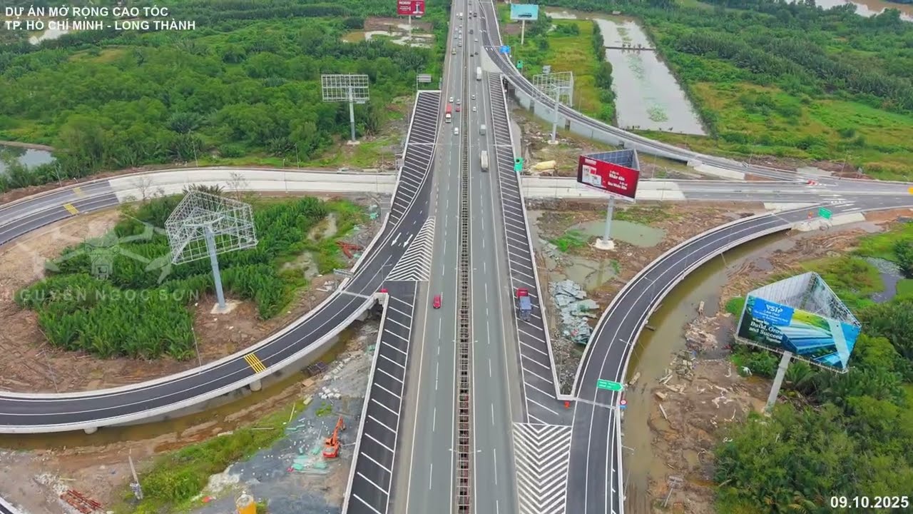 Dự án mở rộng cao tốc TP.HCM - Long Thành - 09.10.2025