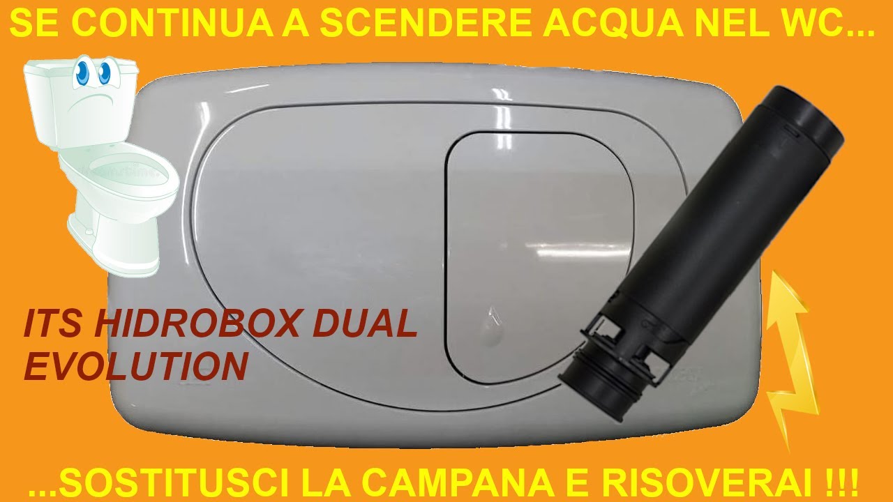 ITS Hidrobox Dual (Evolution) - 3. Sostituzione Campana per continuo rigagnolo nel WC