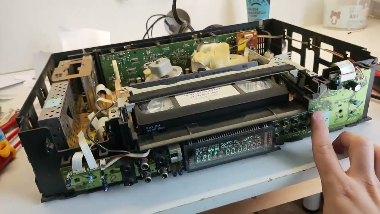magnétoscope Telefunken M9470 de 1995 (méca Toshiba) : Réfection totale