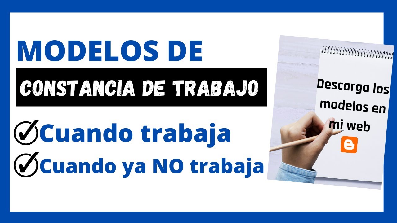 &iquest;Como hacer una CONSTANCIA de TRABAJO? LA VERDADERA👍
