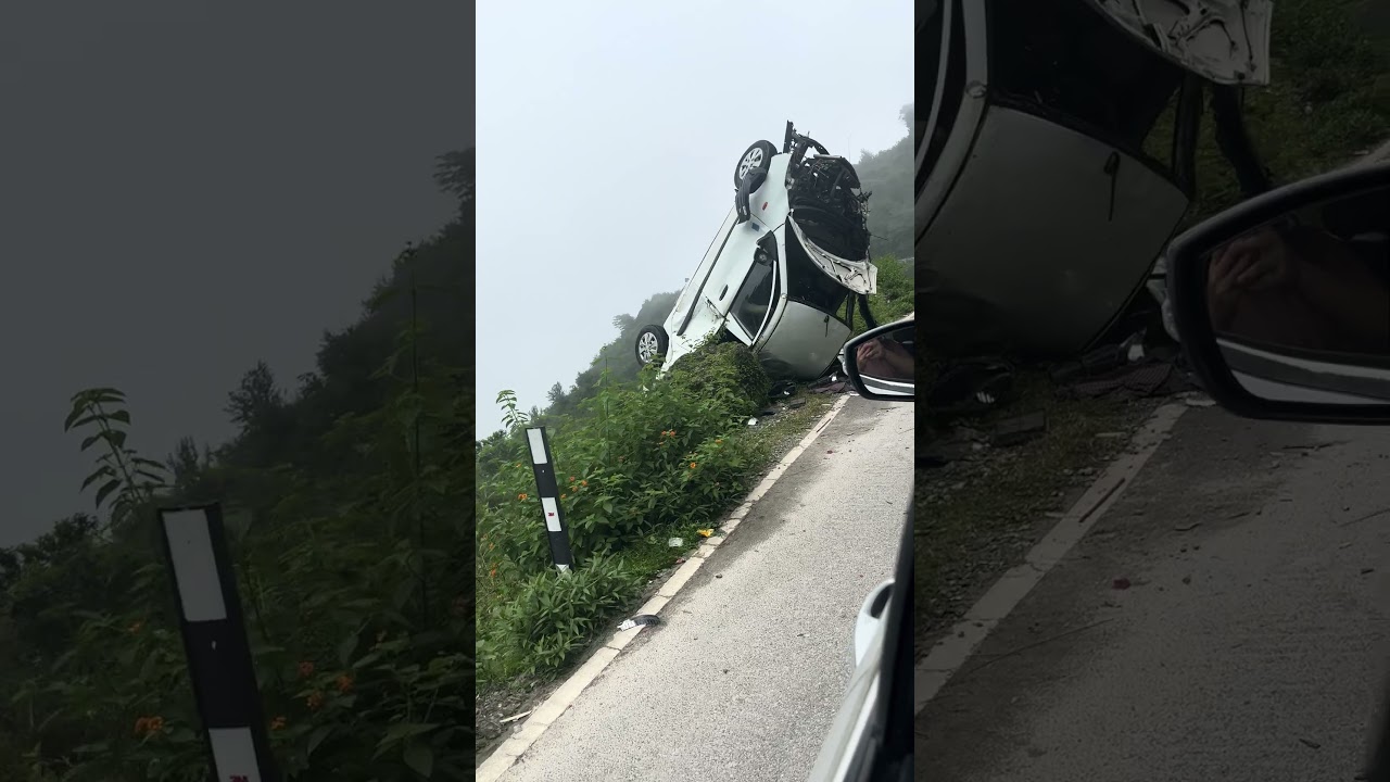Accident in Mussorie || Kimadi, Mussoorie.                       #mussoorie #accidentnews  #travel