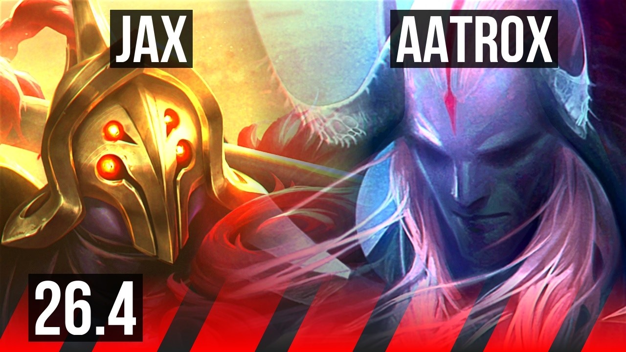 JAX vs AATROX (TOP) | Good KDA: 14/1/2 | NA Master | 26.4