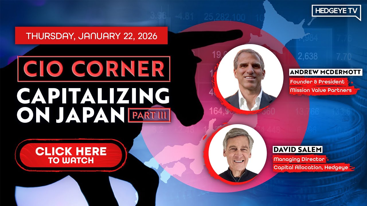 CIO Corner: Capitalizing On Japan - Part III w/ Andrew McDermott