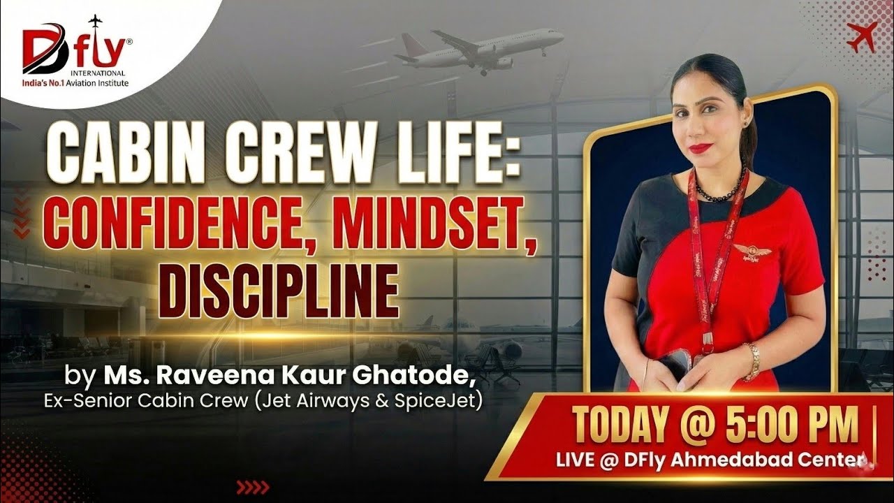Focus on how cabin crew life shapes confidence, mindset, and discipline.