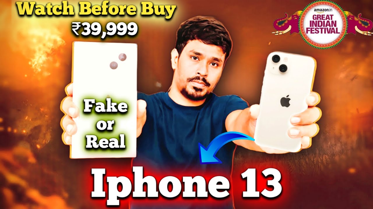 iPhone 13 Unboxing | iPhone 13 Amazon Great Indian Festival Sell 2023 Unit | iPhone 13 For Gaming