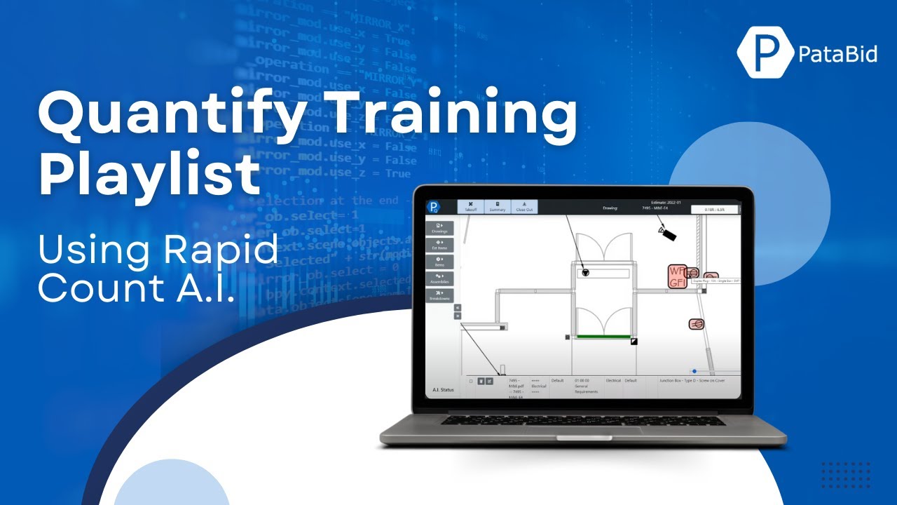 Using Rapid Count A.I. in Quantify | Electrical Estimating Software Guide