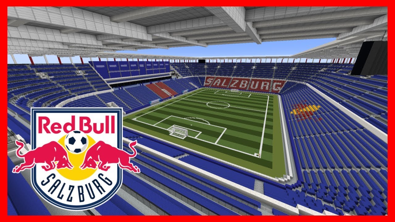 Minecraft Red Bull Arena Salzburg (FC Red Bull Salzburg) Timelapse +DOWNLOAD | TheCraftCrusader