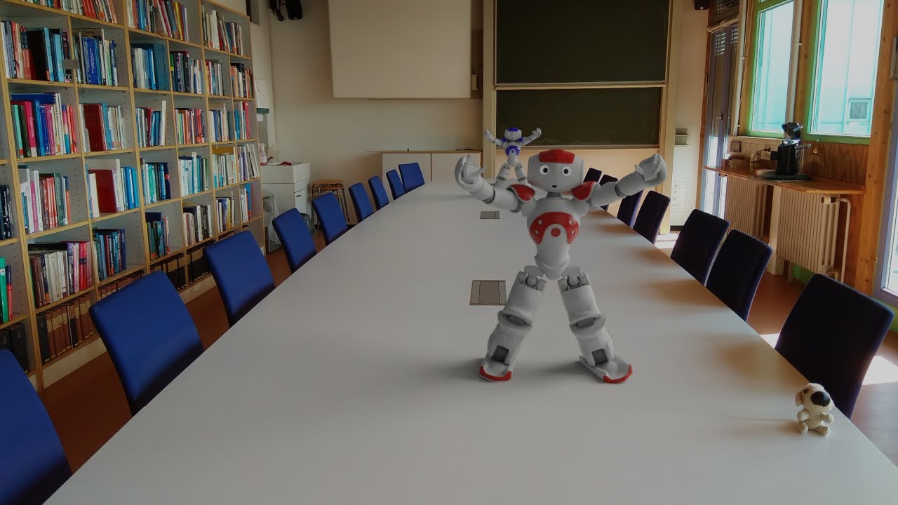 Robot Nao longs for his "Little Apple"