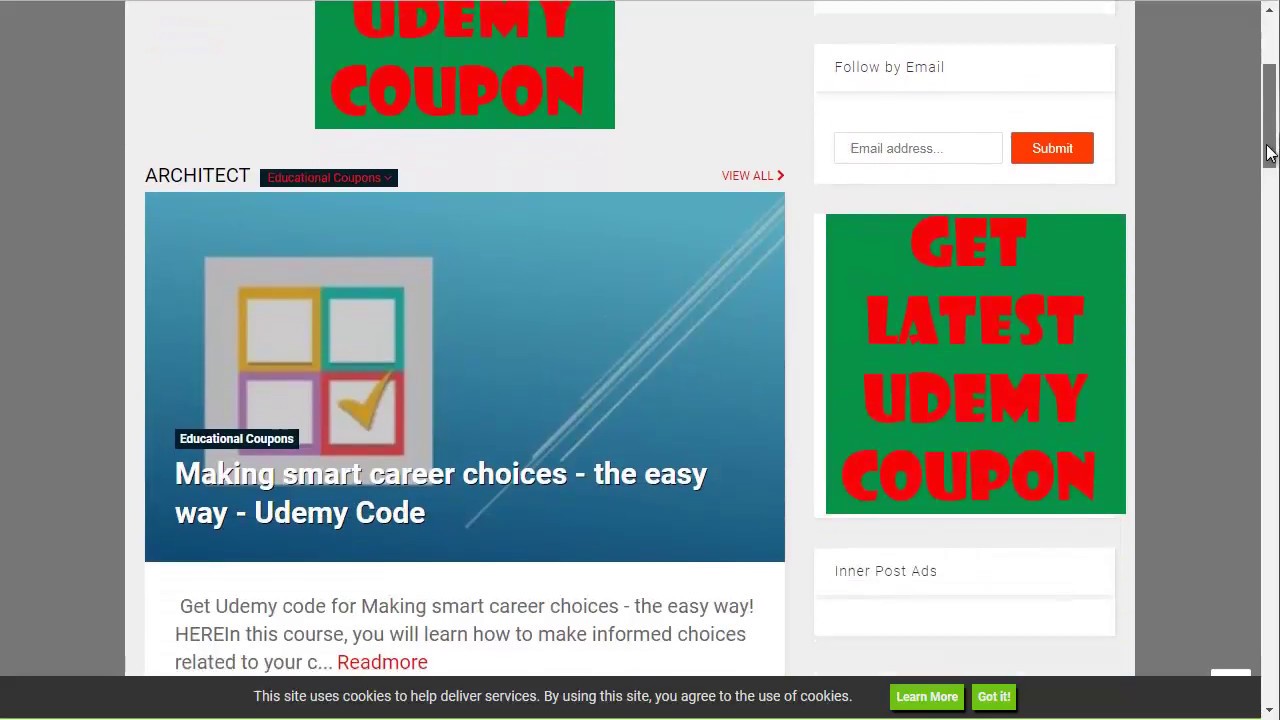 Making smart career choices  - the easy way -  Udemy coupon