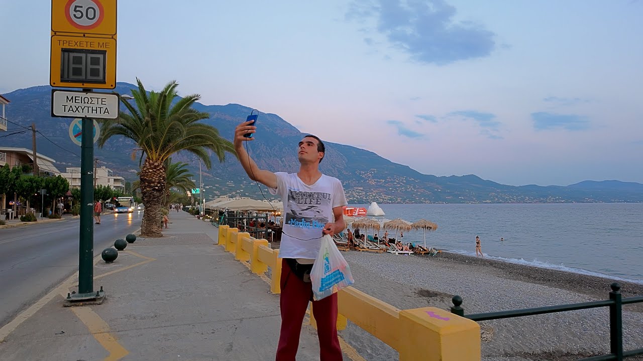 Walk with me in Kalamata harbour 24.7.2024 4k HDR Quality
