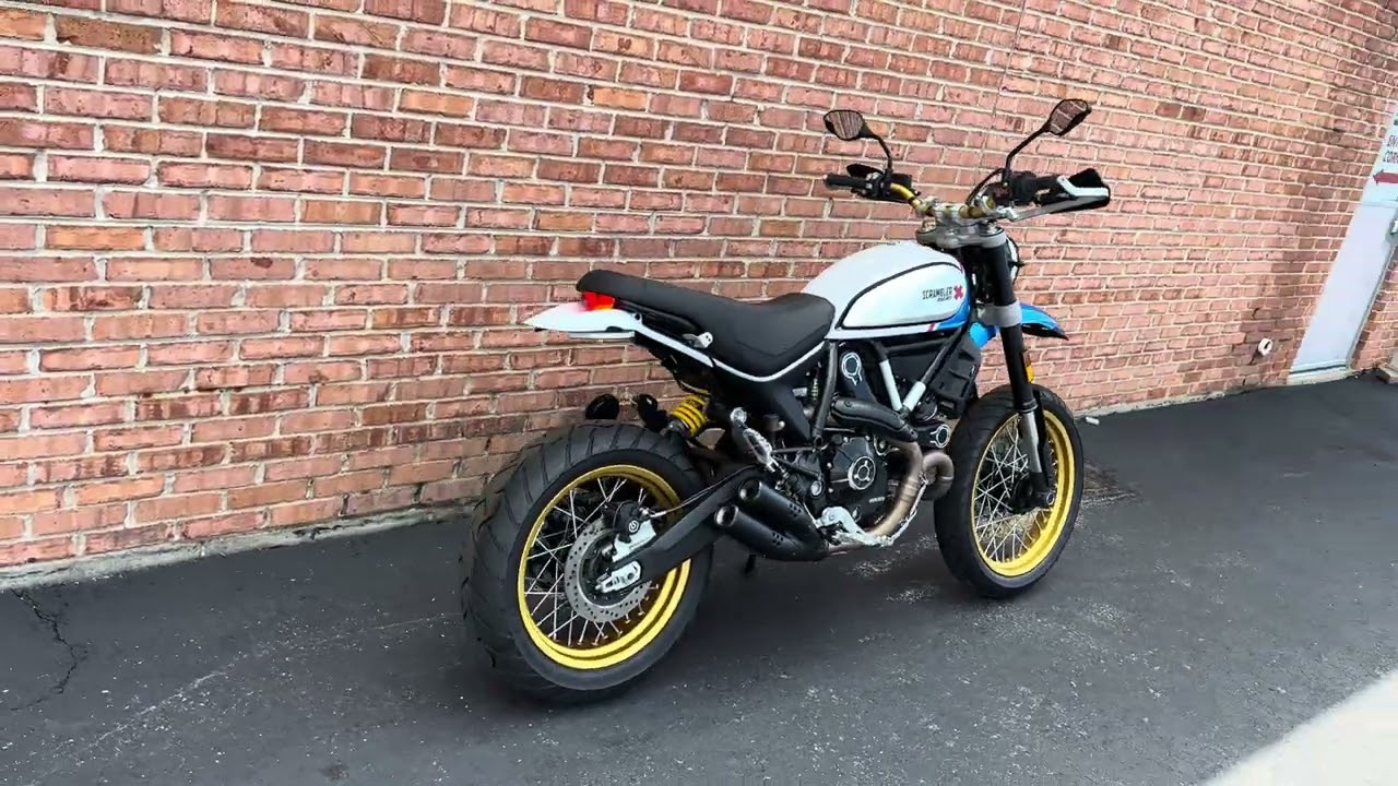 Ducati Scrambler 800 Desert Sled 2023 blue white D02808U