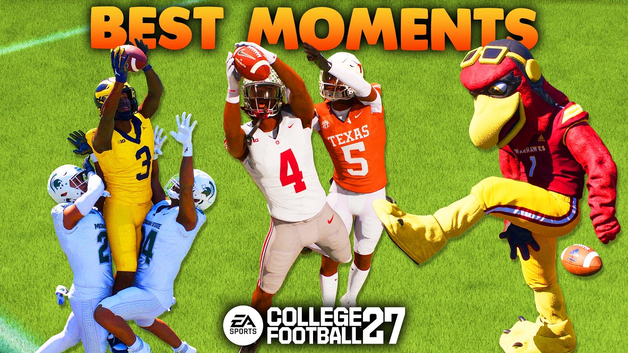 Лучшие моменты College Football 27 с нашим участием!