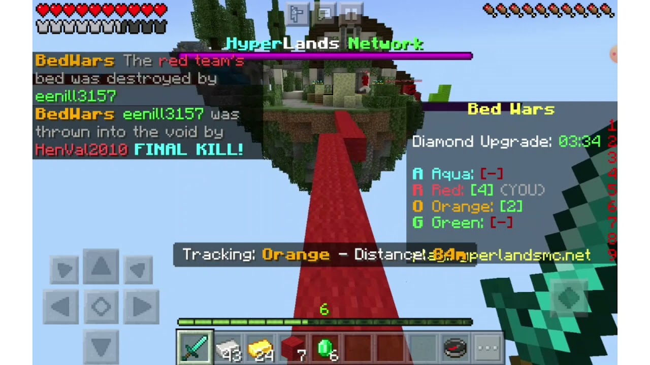 bedwars hyperlands (MCPE)