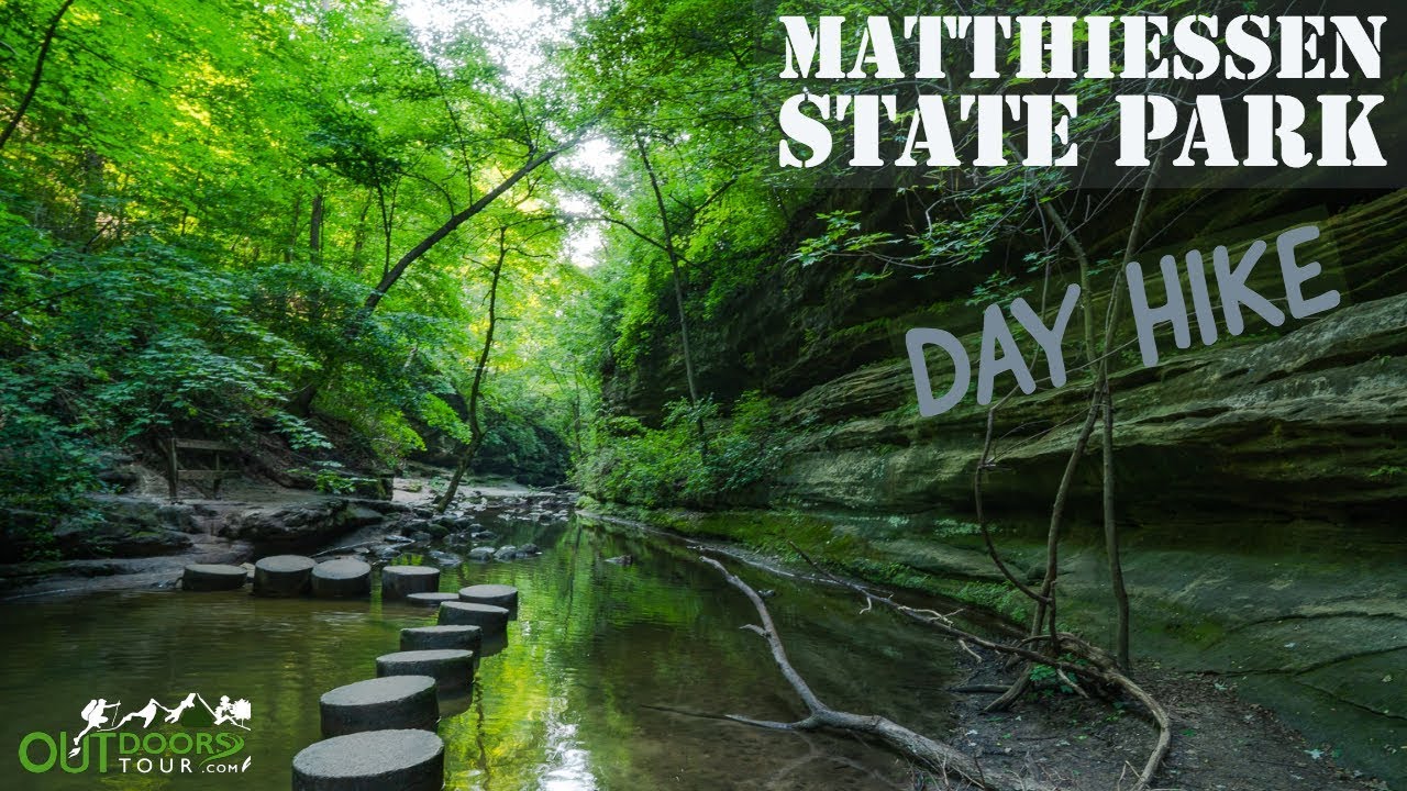 Hiking and Exploring Matthiessen State Park (Dells, Waterfalls and off trail adventures)