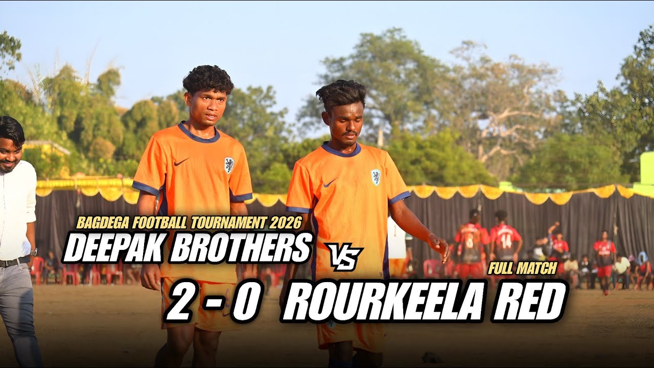 High-Voltage Match ⚡️🤯⚽️ // Rourkela Red Vs Deepak Brothers // Bagdega Football Tournament 2026 ⚽️🏆