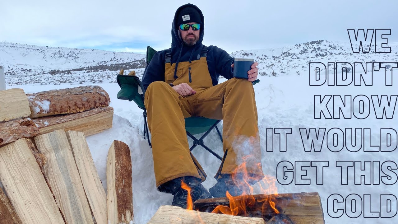 Winter Camping in Our Four Wheel Camper - Temp Dropped to 1°