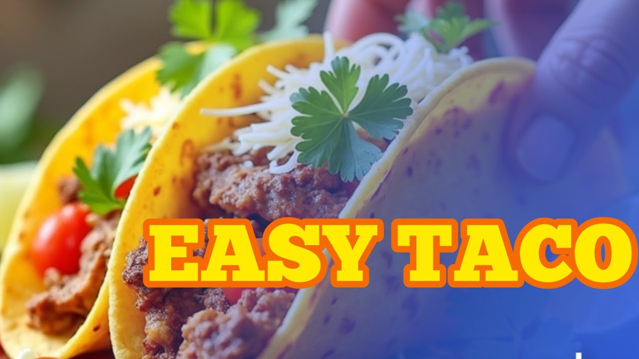 EASY TACO RECIPE | Homemade Taco Shells in Minutes #cooking #recipe #easytacos
