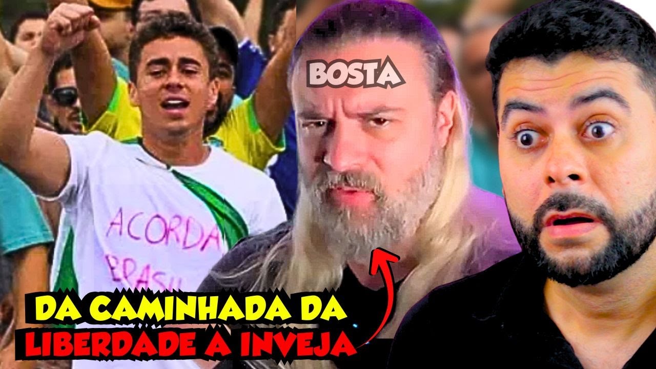 NIKOLAS FAZ CAMINHADA PELA LIBERDADE E MAMANDO MOURA CHORA DE INVEJA