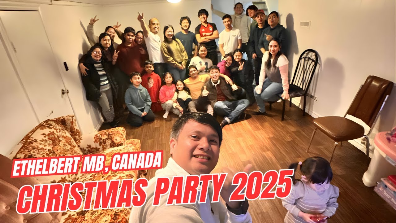 Pinoy Christmas Party 2025 in Ethelbert MB, Canada   #ofw  #pinoy  #christmasparty2025