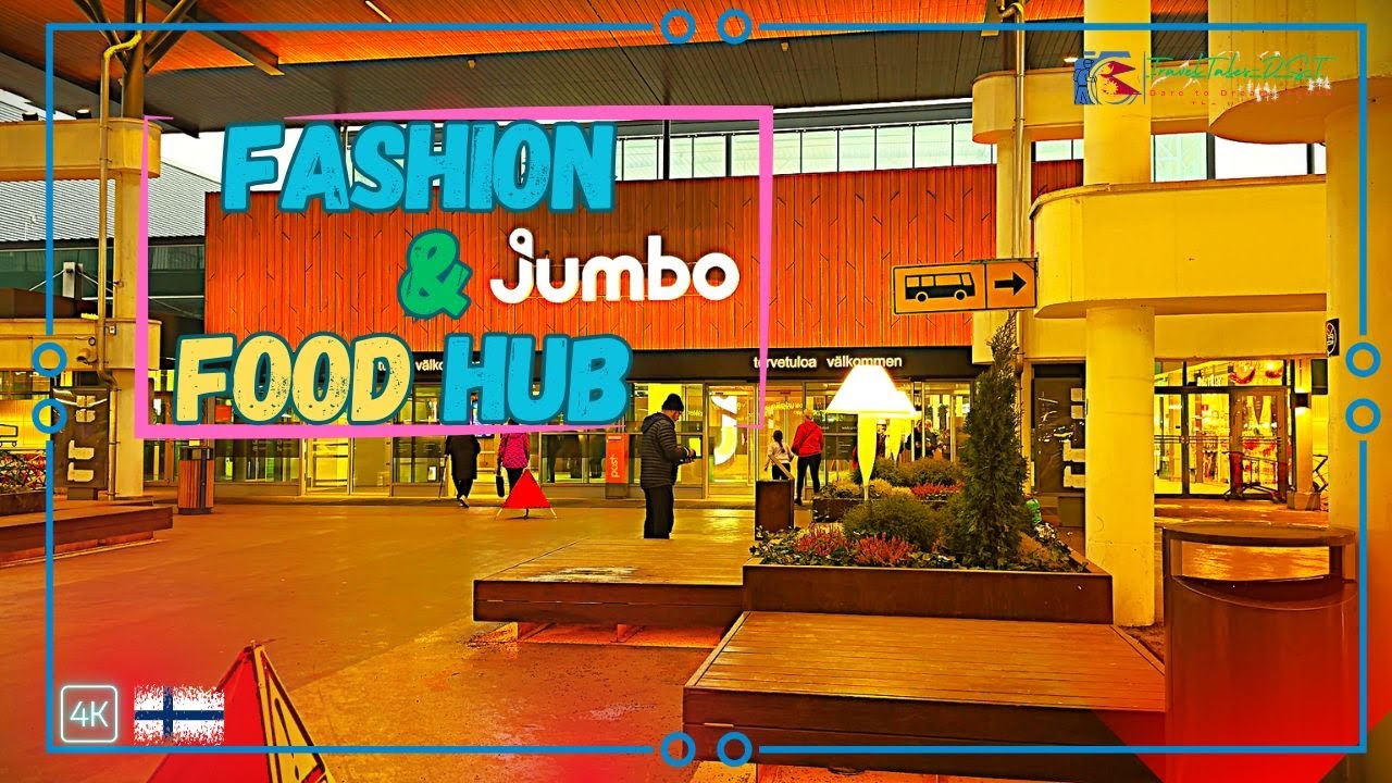 Walking in Jumbo Shopping Center | Vantaa, Finland | 4K UHD