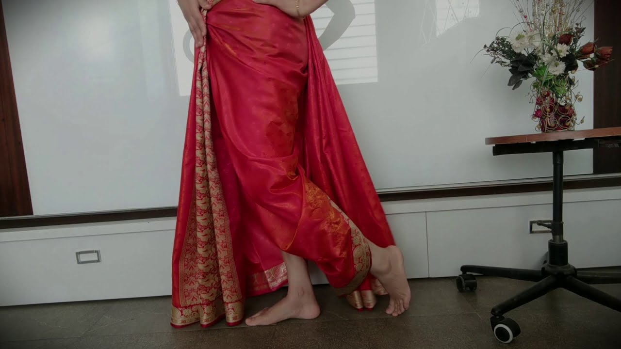 SAREE DRAPING - SRILANKAN DHOTI || HOW TO || Dhoti Draping for Dancers || Walk A Mile With Rohini