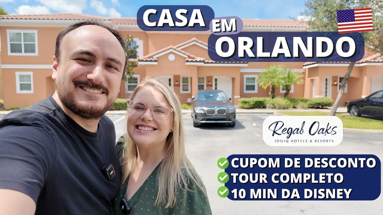 Onde se Hospedar em ORLANDO? | ✅ REGAL OAKS Resort Kissimmee | Casa 2 quartos e vista para o Lago