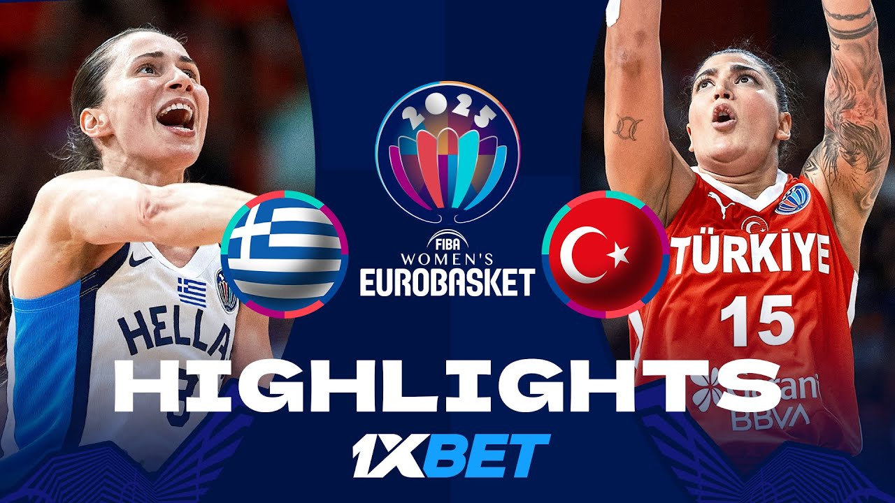 T&uuml;rkiye 🇹🇷 send Greece 🇬🇷 home, punch #EuroBasketWomen 2025 Quarter-Finals ticket in Piraeus
