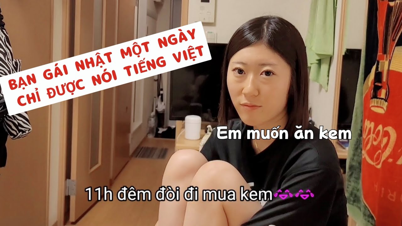 Manami Một Ngày Chỉ Nói Tiếng Việt, Tập Nói Như eBe 2 Tủi :))#bạngáinhật #dulichnhatban #trollbangai