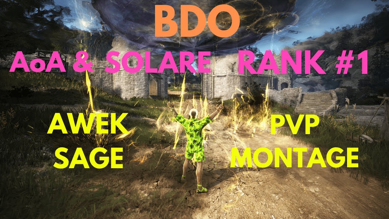 Solar&AoA TR/MENA Rank 1 Sage PvP Montage #1
