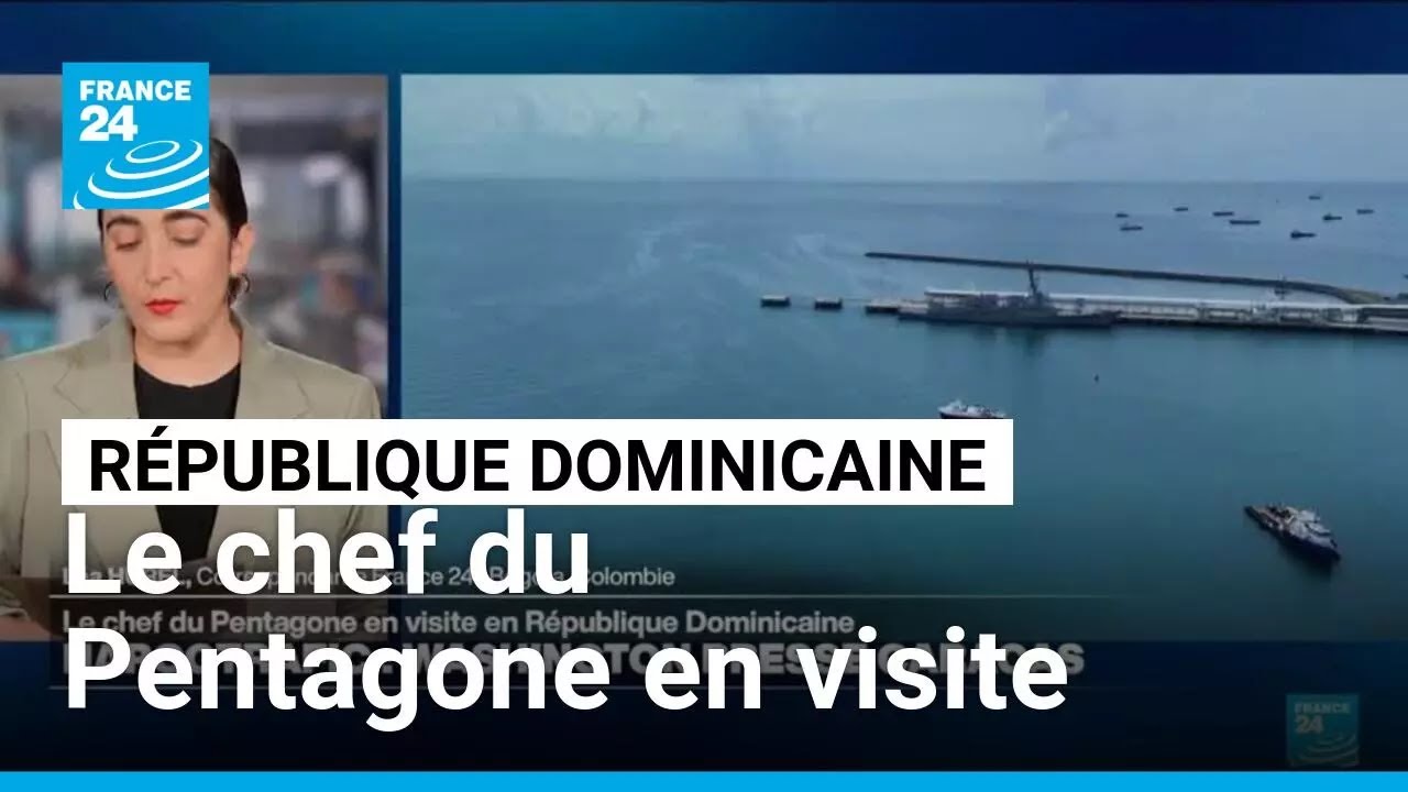 Narcotrafic : le chef du Pentagone en visite en R&eacute;publique dominicaine &bull; FRANCE 24