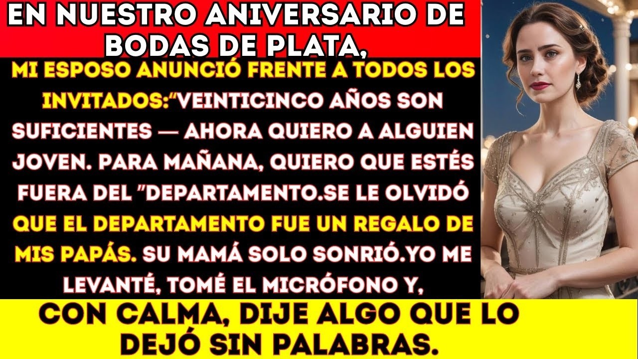 En nuestro aniversario de bodas de plata, mi esposo me dio el divorcio en lugar de un regalo “25 año