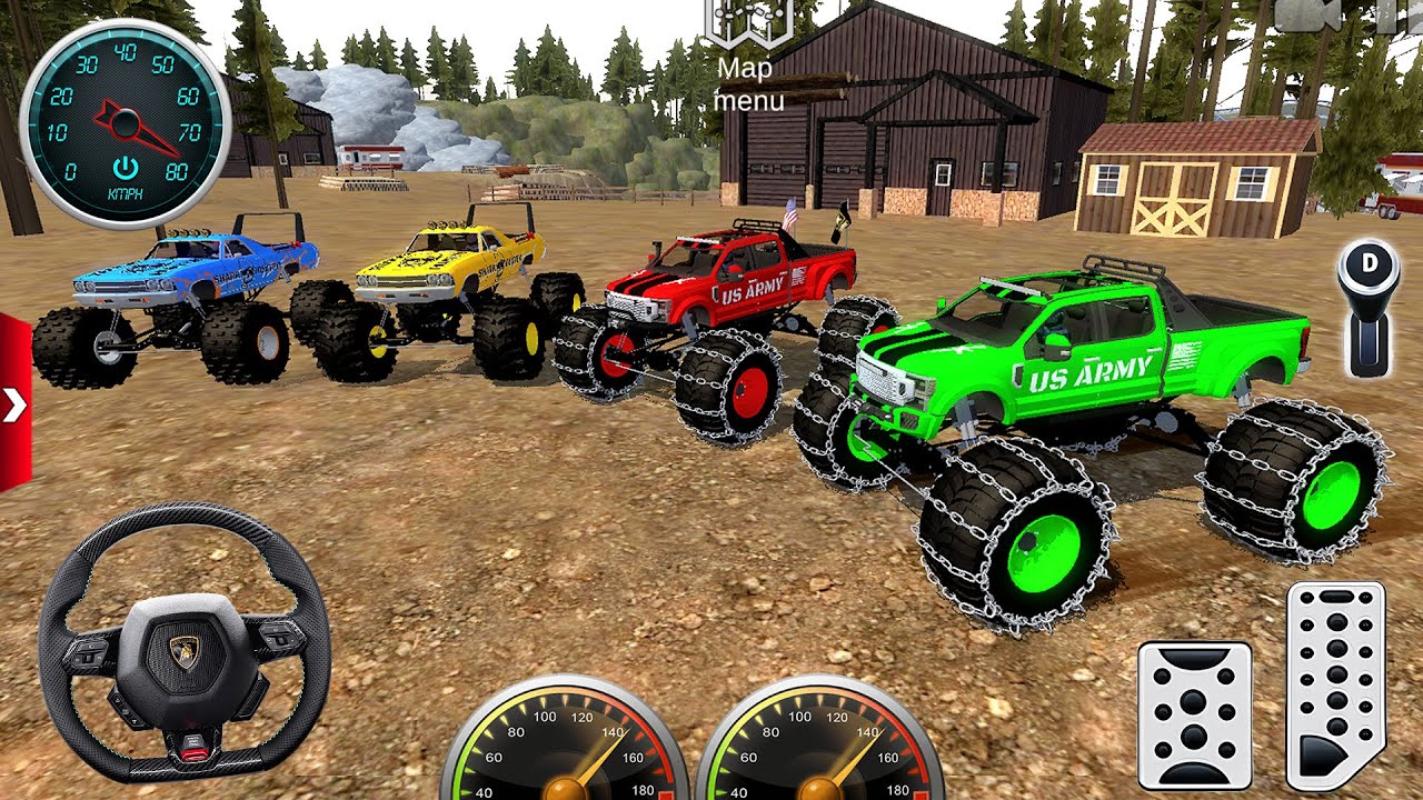 Juegos De Carros - Monster Truck Extreme Driving Games #2 - Offroad Outlaws Android / Ios Gameplay