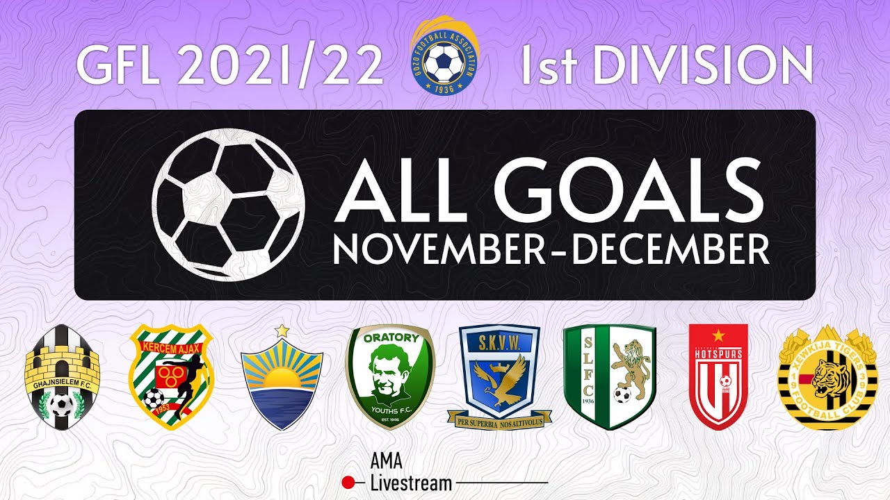 All Goals of November-December | 1st Division | Gozo Football League 2021/22