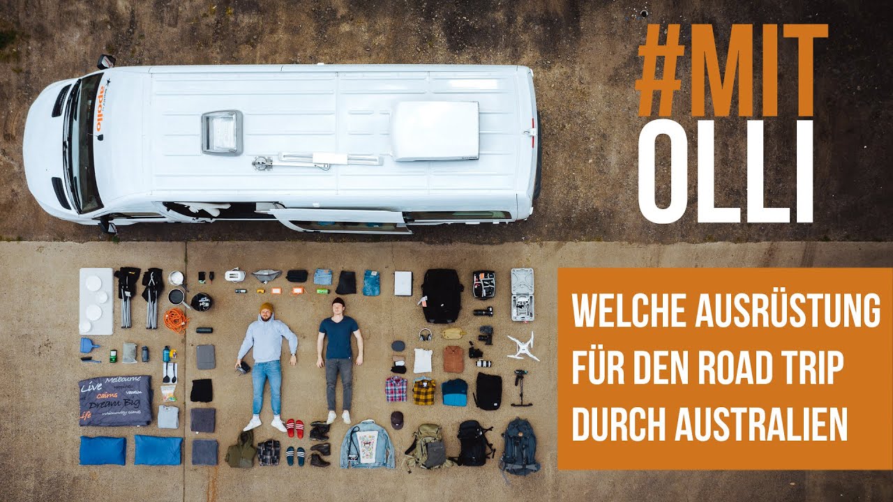 Mit Olli & TUI Camper durch Australien | Ausrüstung für den Road Trip packen