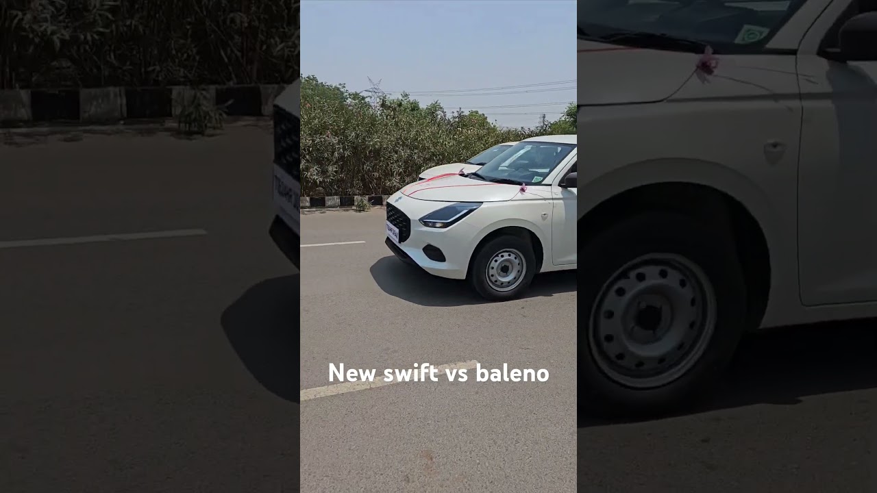 New swift 2024 vs baleno drag race