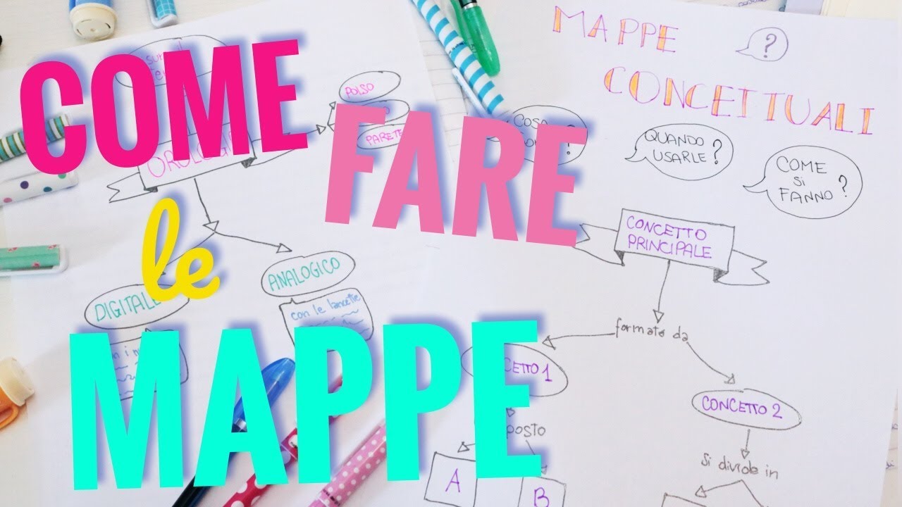 COME FACCIO LE MAPPE CONCETTUALI 💡 10 E LODE