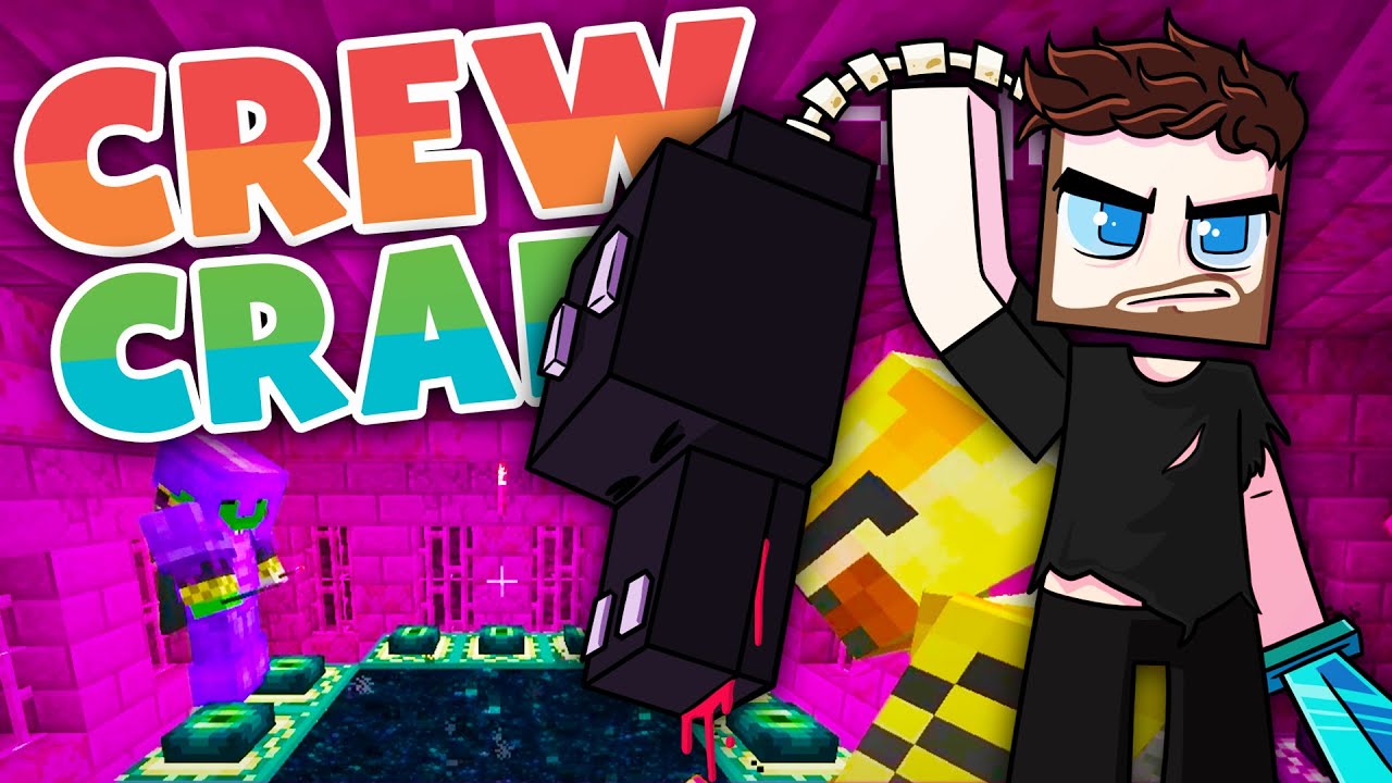 Dragon Fight! - The CrewCraft Realm! (Episode 12) Minecraft