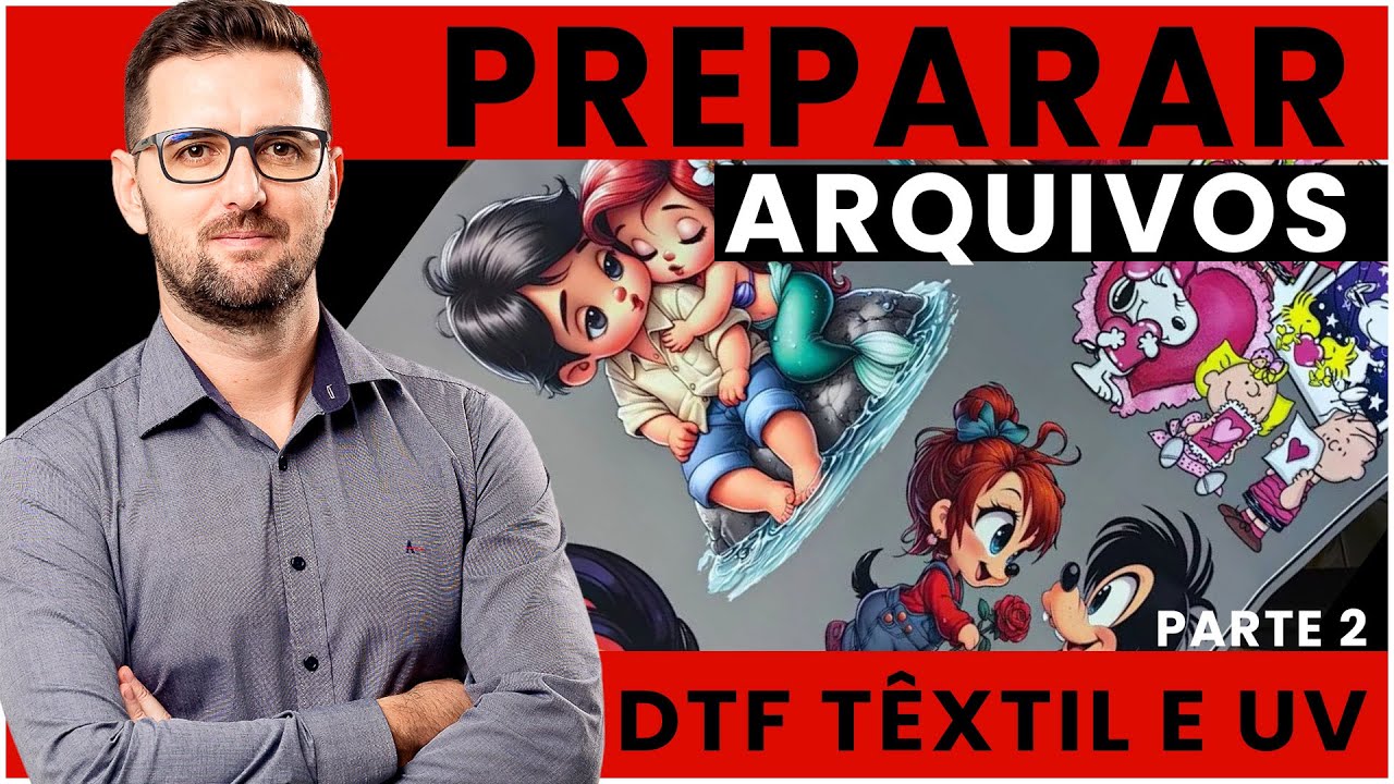 Como preparar arquivos para DTF