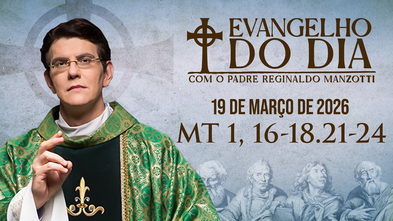 GOSPEL OF THE DAY 03/19/2026 | Mt 1:16-18, 21-24 | @PadreManzottiOficial