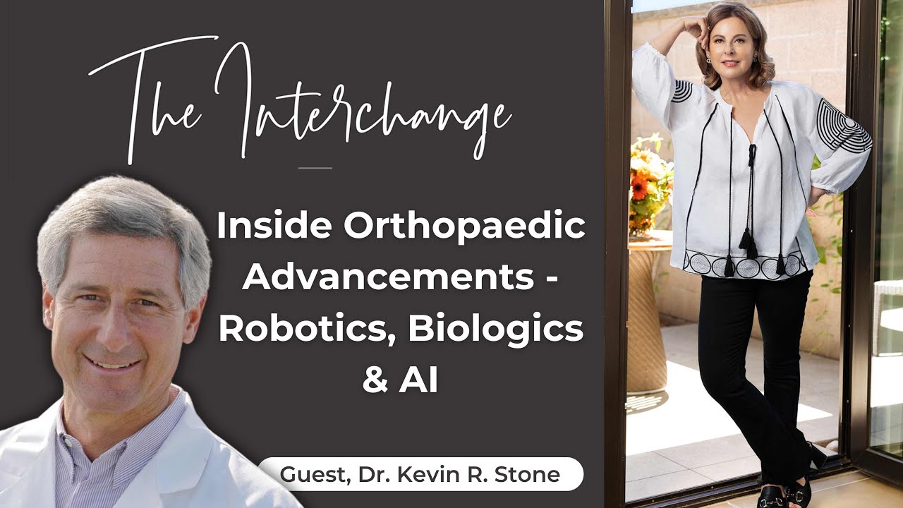 AI, Robotics, Injuries & Healing: Dr. Kevin R. Stone on Orthopaedic Innovation