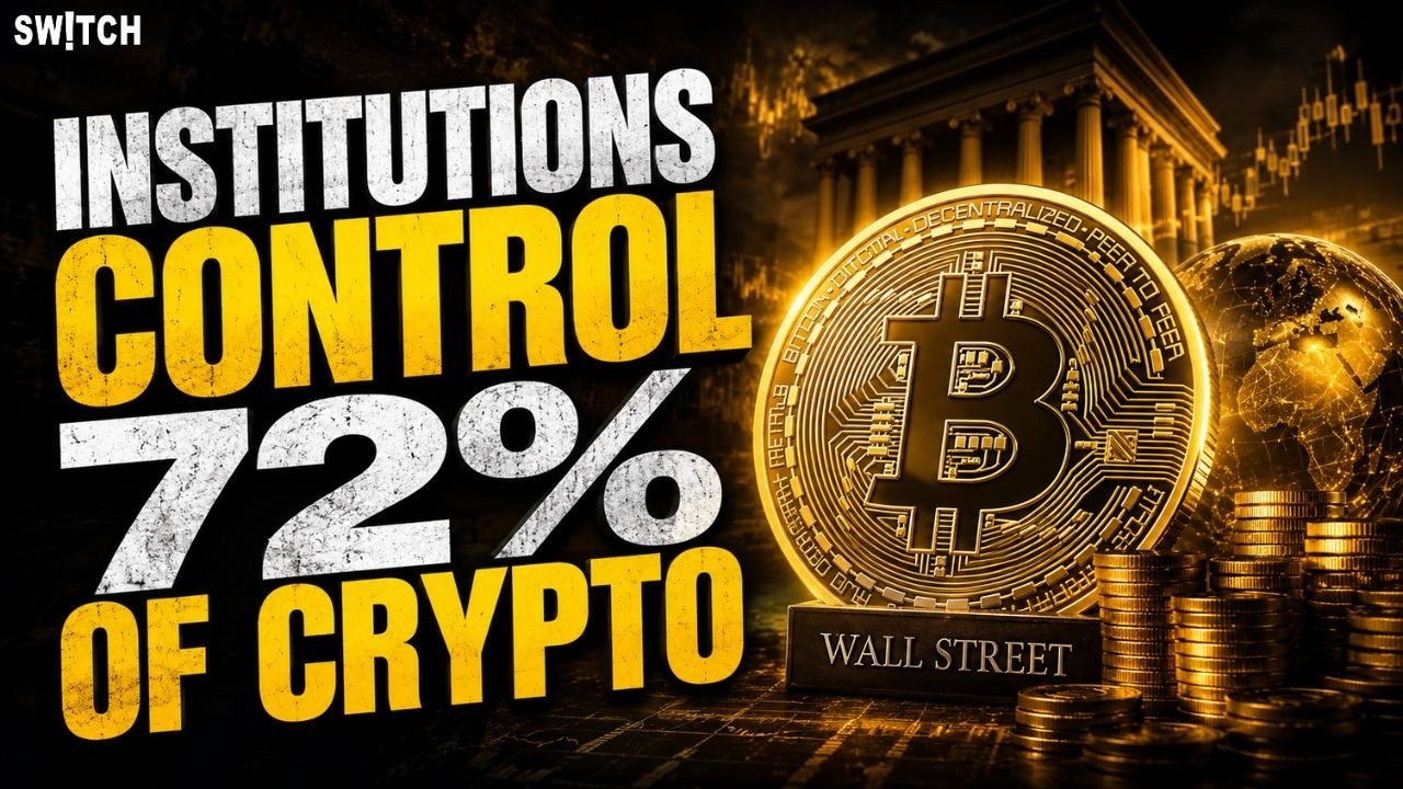 Crypto Market Pulse: Institutions Control 72% of Crypto । Top News of The Day। Powered by CoinSwitch