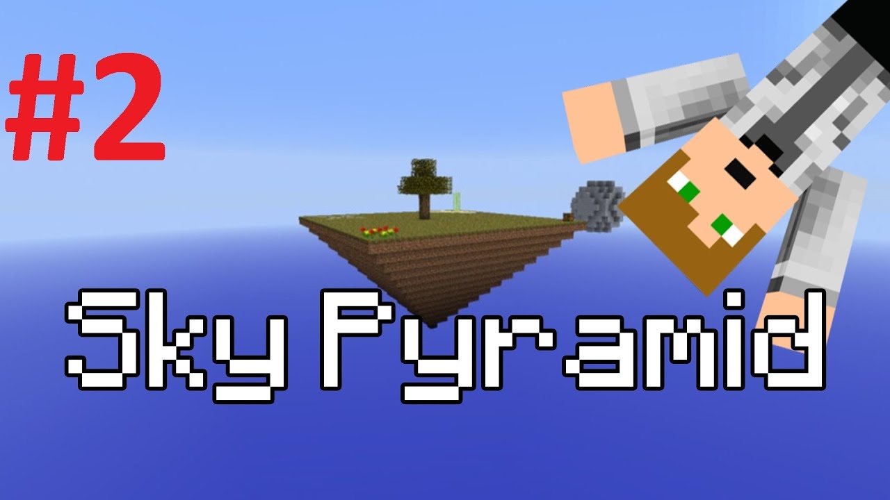Screpis Minecraft Sky Pyramid - 2 Epizodas - Akmeninis Urvas!