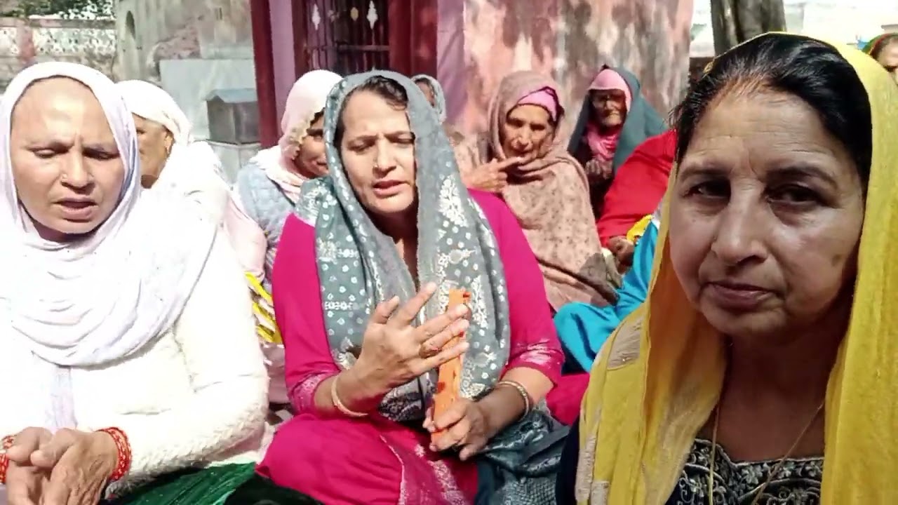 भोले बाबा का बहुत ही प्यारा भजन सभी बहनों ने कीर्तन में मिलकर भजन सुनाया #वायरल#