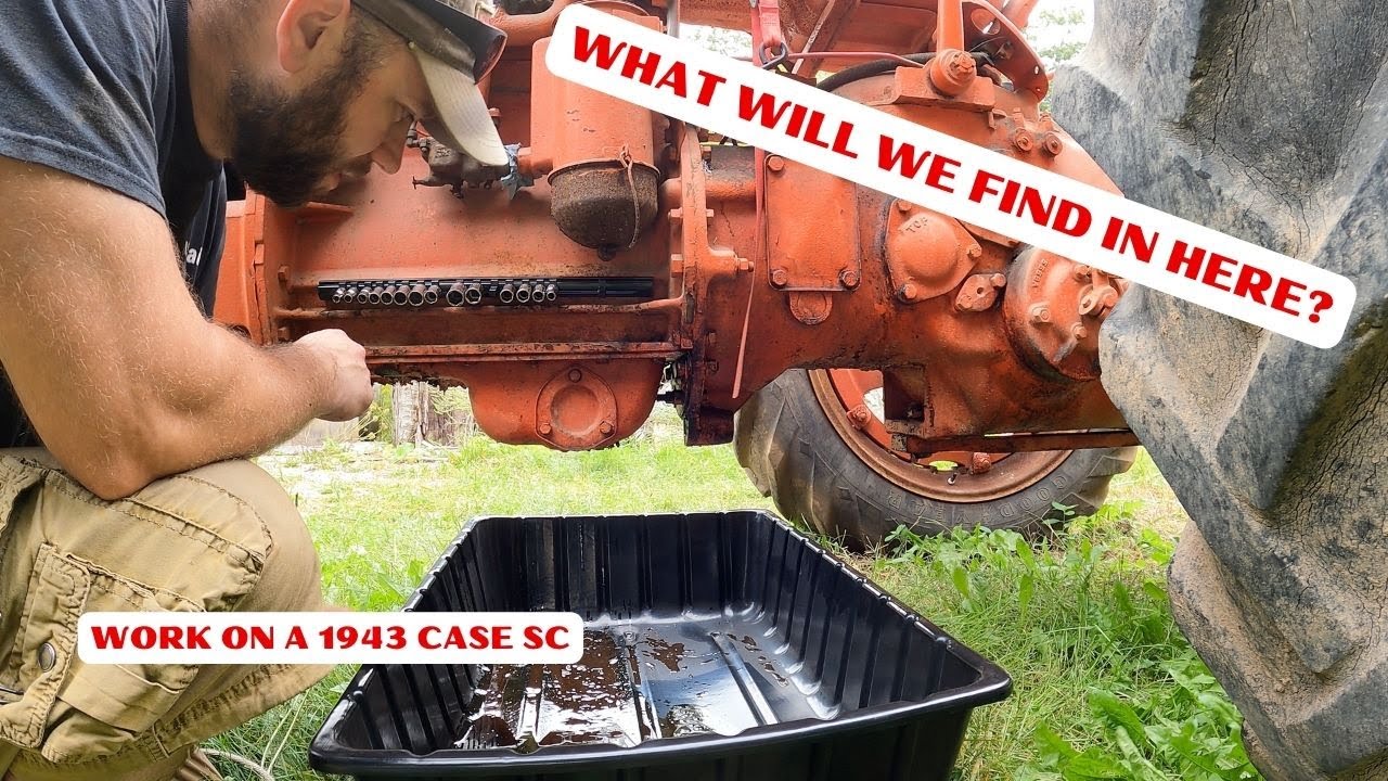 Что мы обнаружим? Начало работы над трактором Case SC 1943 года.