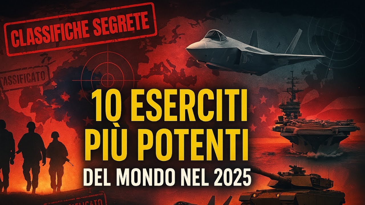 CLASSIFICHE SEGRETE I 10 eserciti più potenti del mondo nel 2025
