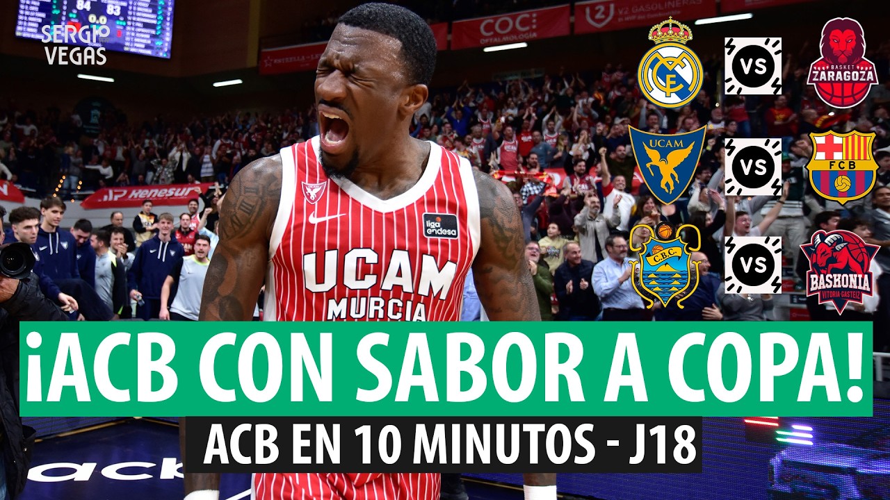 ¡LOCURA en MURCIA! ¡REAL MADRID LIDER! ¿BILBAO el TAPADO para PLAYOFFS? ¡UNICAJA FICHA a COBBS!