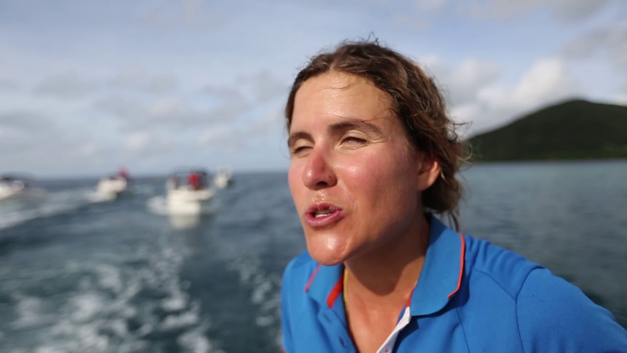 ARRIVEE DE CLARISSE CREMER AU MARIN